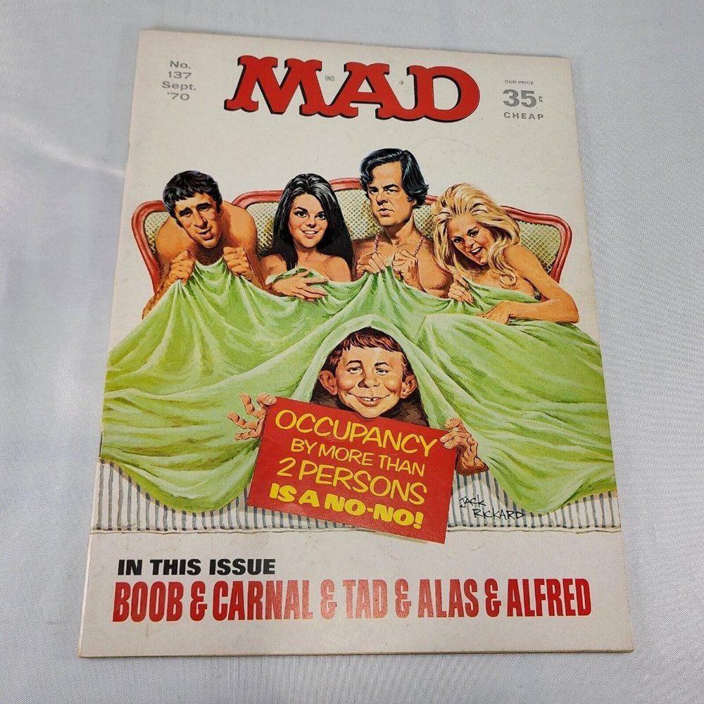 Mad Magazine Issue 137 September 1970 Foursome Issue Jack Rickard Cover Art